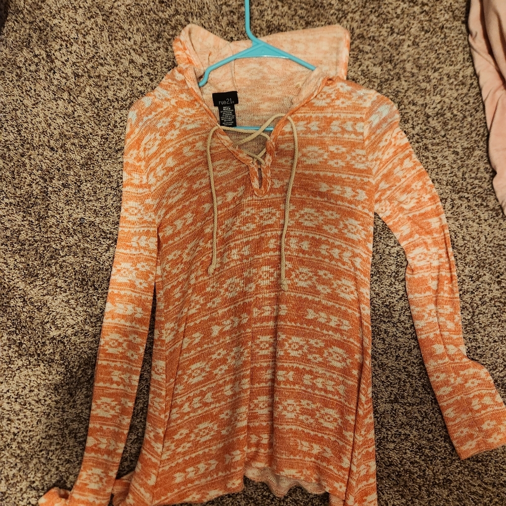 Lace Up Sweater